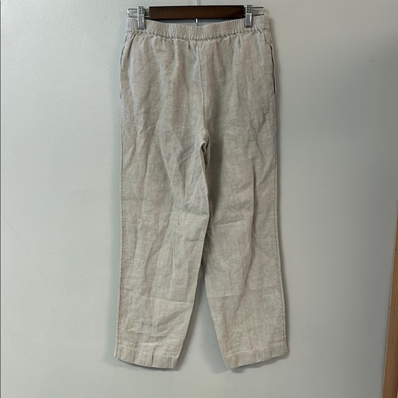 J. Jill Tan Trousers with Elastic Waistband and Relaxed Fit - Picture 3 of 4